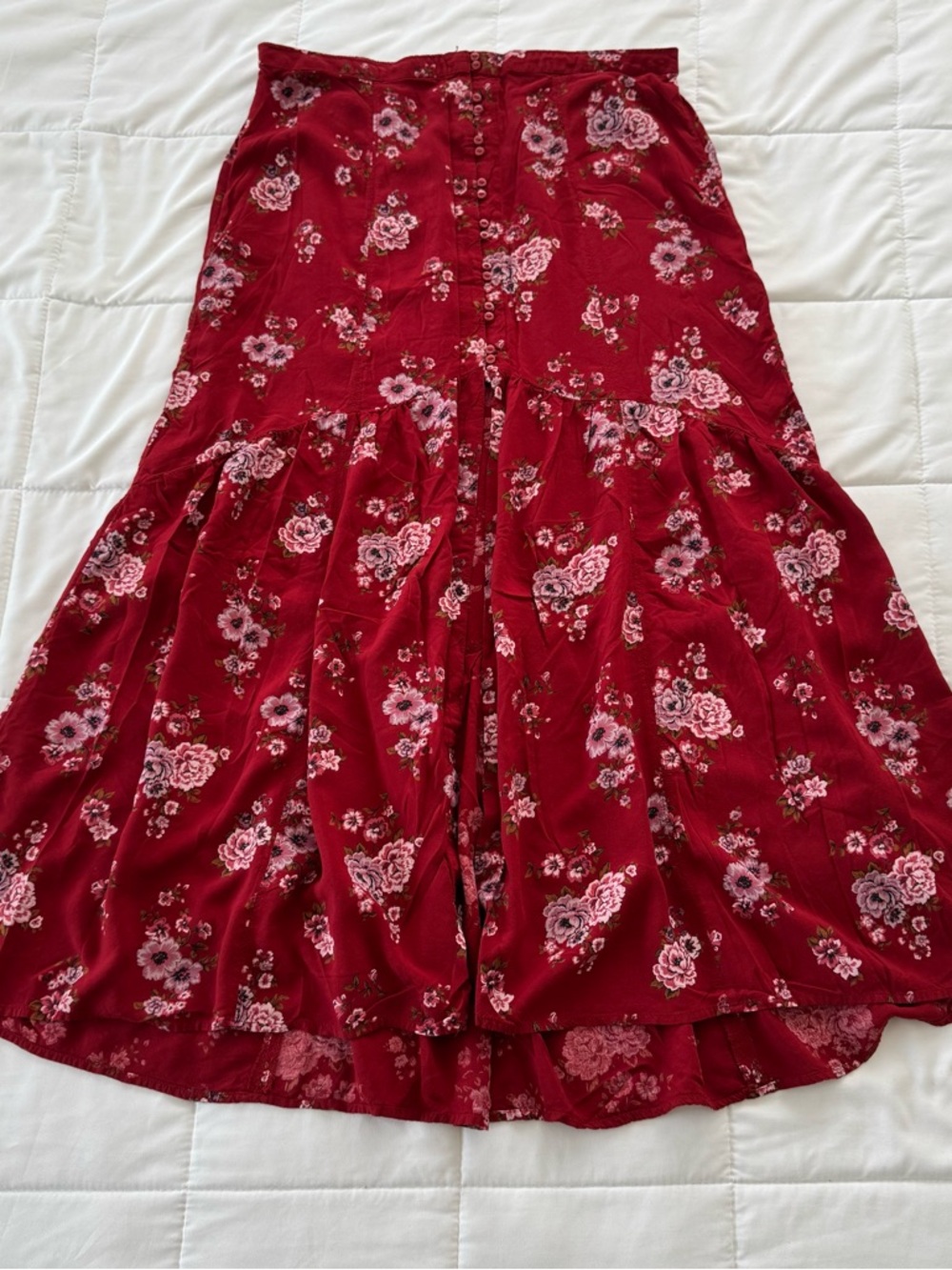 American Eagle Outfitters Floral Maxi Skirt Size 16